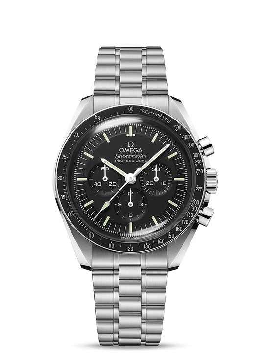 Omega Speedmaster Moonwatch Stainless Steel 42 MM - Stainless Steel Bracelet - Black Dial - 310.30.42.50.01.001