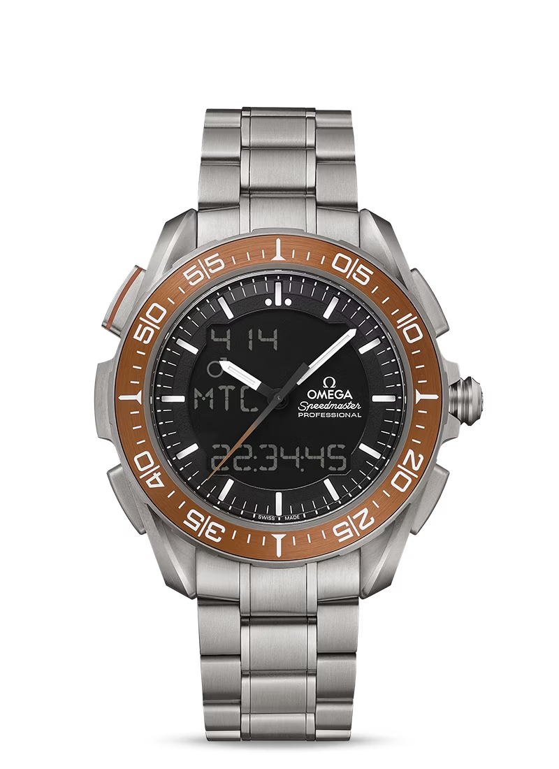 Omega Speedmaster Titanium 45 MM - Titanium Bracelet - Black Dial - 318.90.45.79.01.003