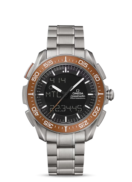 Omega Speedmaster Titanium 45 MM - Titanium Bracelet - Black Dial - 318.90.45.79.01.003