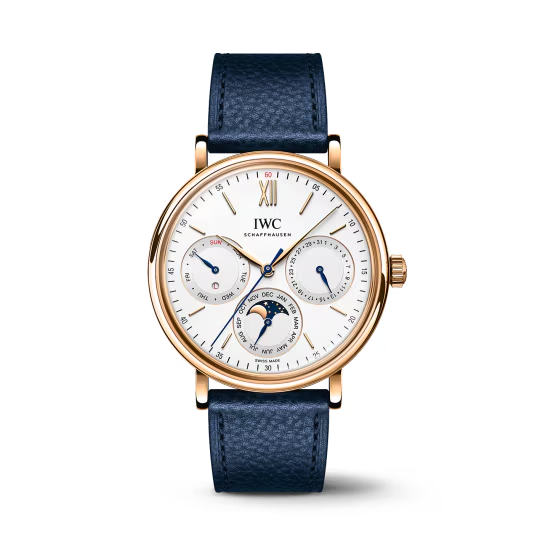 IWC Portofino - Yellow Gold - Moonphase and Perpetual Calendar - 40 MM - White Dial - IW344602