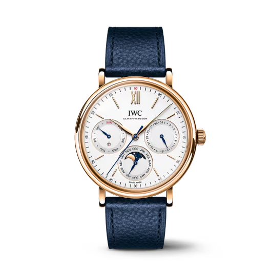 IWC Portofino - Yellow Gold - Moonphase and Perpetual Calendar - 40 MM - White Dial - IW344602