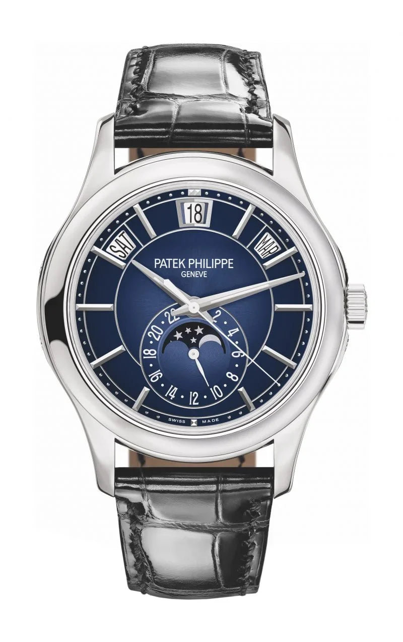 Patek Philippe Complications - Moonphase - 40 MM - White Gold - 5205G-013