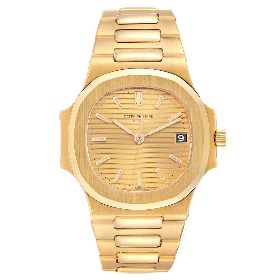 Patek Philippe Nautilus - 37.5 MM - Yellow Gold - 3800/1J