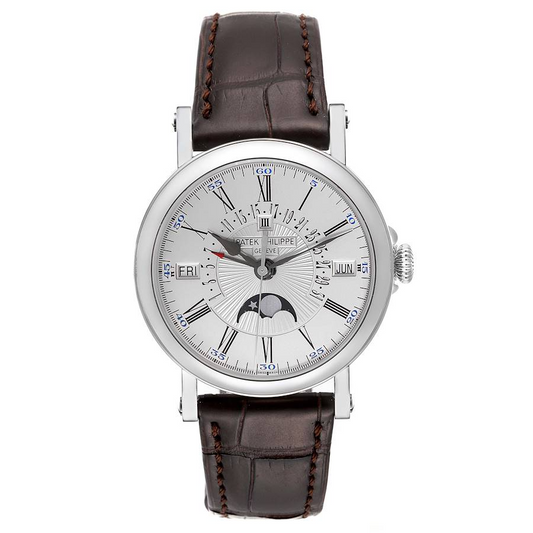 Patek Philippe Complications - Annual Calendar and Moonphase - 38 MM - White Gold - 5159G-001