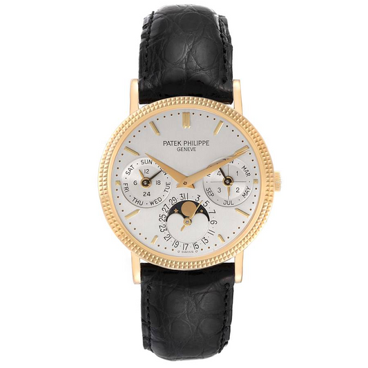 Patek Philippe Complications - Moonphase and Perpetual Calendar - 35 MM - Yellow Gold - 5039J