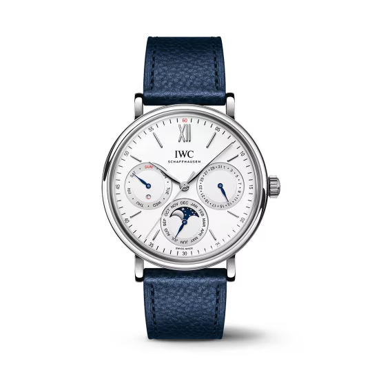 IWC Portofino - Steel - Moonphase and Perpetual Calendar - 40 MM - White Dial - IW344601