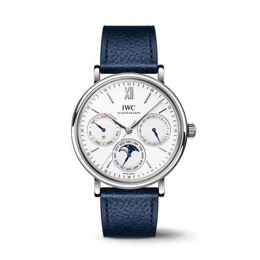 IWC Portofino - Steel - Moonphase and Perpetual Calendar - 40 MM - White Dial - IW344601