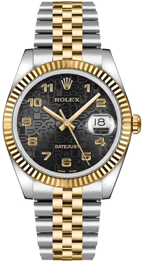 Rolex Datejust - 36 MM - Steel And Yellow Gold - 116233 bkjnj