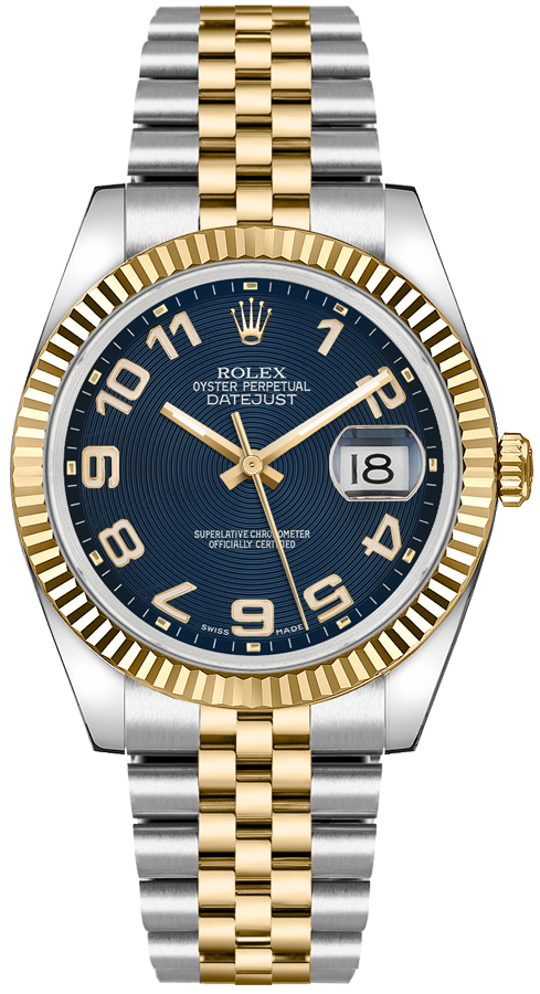 Rolex Datejust - 36 MM - Steel And Yellow Gold - 116233 bln