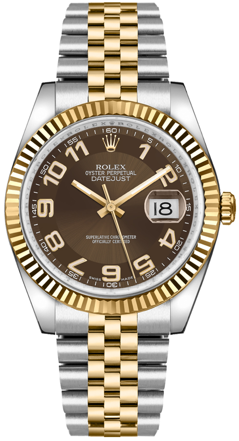 Rolex Datejust - 36 MM - Steel And Yellow Gold - 116233-0209