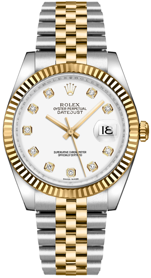 Rolex Datejust - 36 MM - Steel And Yellow Gold -  116233 whd