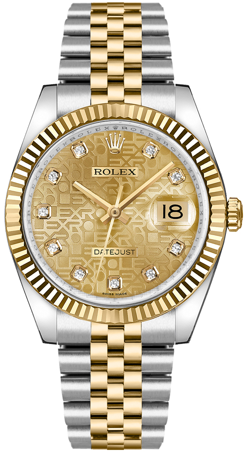 Rolex Datejust - 36 MM - Steel And Yellow Gold - 116233-0155