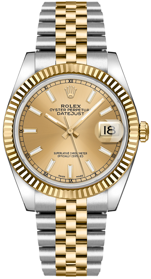 Rolex Datejust - 36 MM - Steel And Yellow Gold - 116233-0151