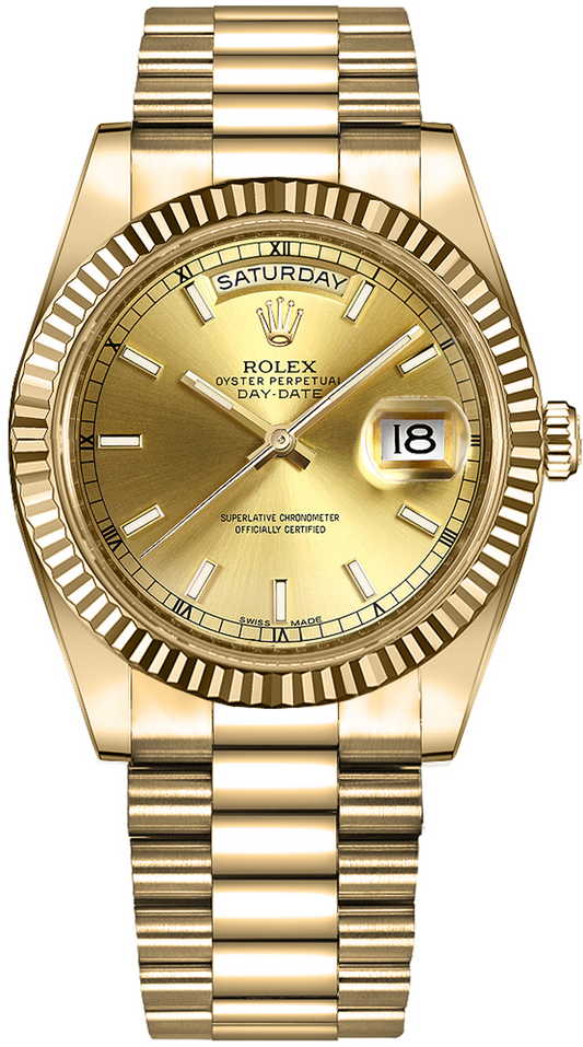 Rolex Day-Date - 41 MM - Yellow Gold - 218238 chs