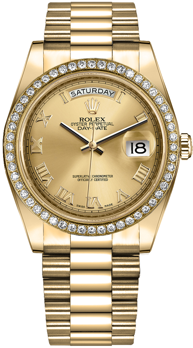 Rolex Day-Date - 41 MM - Yellow Gold - 218348 chr