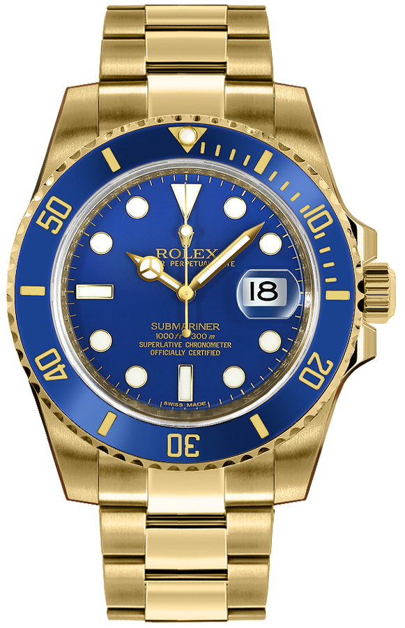 Rolex Submariner - Yellow Gold - 41 MM - 116618LB-0005