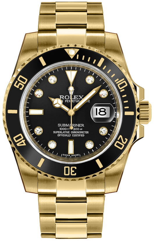 Rolex Submariner - Yellow Gold - 41 MM - 116618LN