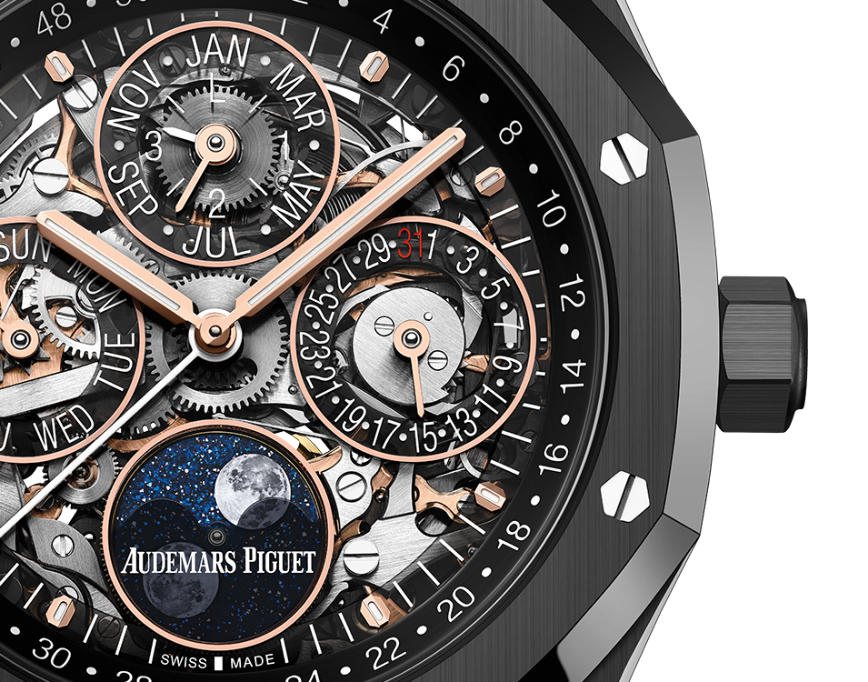 Audemars Piguet - Royal Oak - Perpetual Calendar and Moonphase - 41 MM - Black Ceramic - 26585CE.OO.1225CE.01