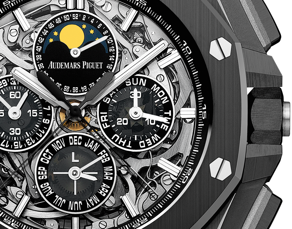 Audemars Piguet - Royal Oak - Perpetual Calendar and Moonphase - 44 MM - Black Ceramic - 26582CE.OO.A002CA.01