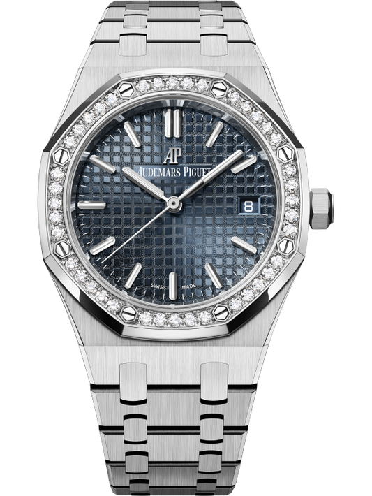 Audemars Piguet Royal Oak Stainless Steel Selfwinding 34 MM - Stainless Steel Bracelet - Blue-Grey Dial - 77351ST.ZZ.1261ST.01