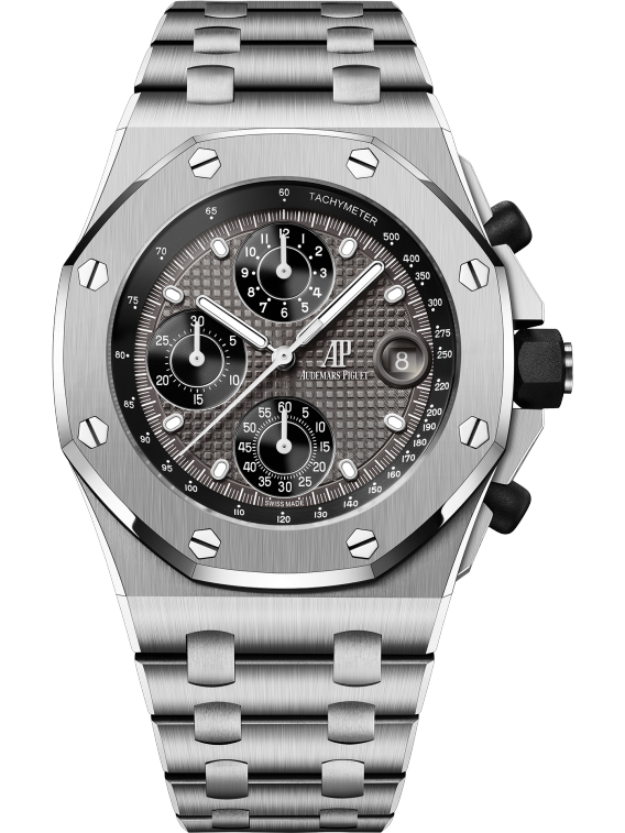 Audemars Piguet "Beast" Royal Oak Offshore Titanium Selfwinding Chronograph 42 MM - Titanium Bracelet - Grey Dial - 26238TI.OO.2000TI.01