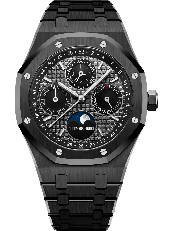 Audemars Piguet - Royal Oak - Perpetual Calendar and Moonphase - 41 MM - Black Ceramic - 26579CE.OO.1225CE.01