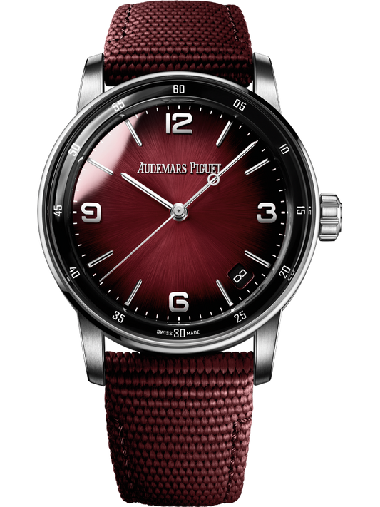 Audemars Piguet Code 11.59 Selfwinding White Gold 41 MM - Burgundy Rubber Coated Strap - Burgundy Lacquered Dial - 15210BC.OO.A500KB.01