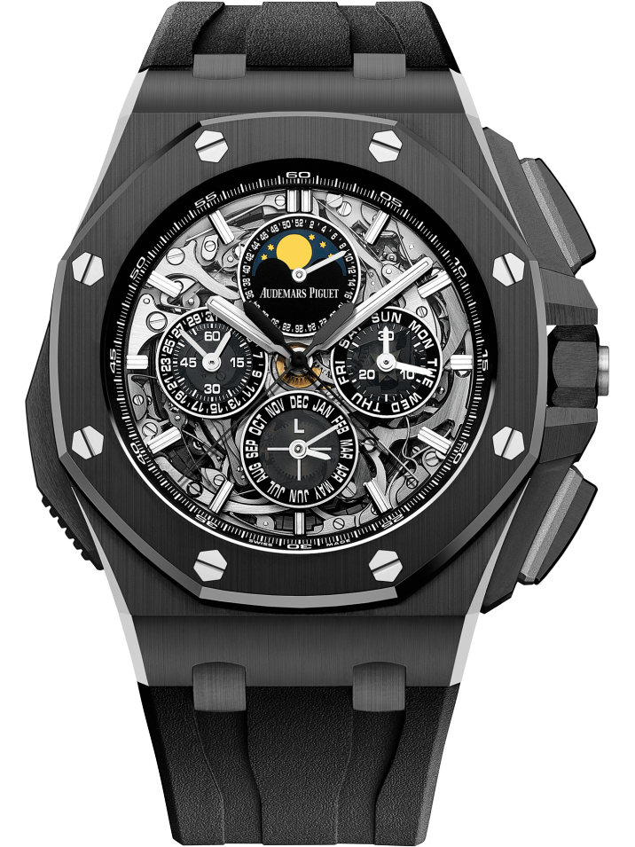 Audemars Piguet - Royal Oak - Perpetual Calendar and Moonphase - 44 MM - Black Ceramic - 26582CE.OO.A002CA.01