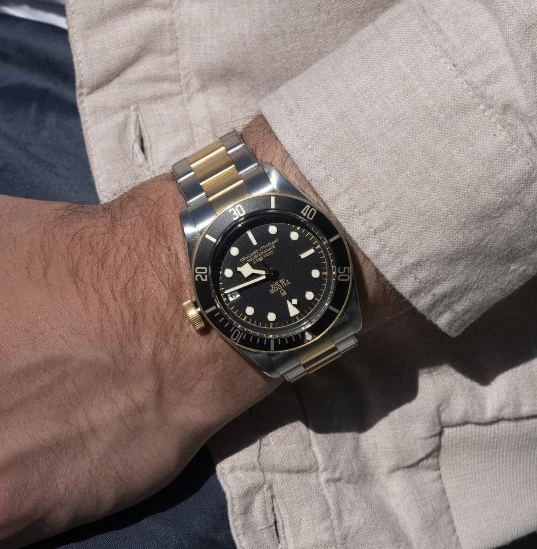 Tudor Black Bay S&G - 41 MM - Steel and Yellow Gold - Black Dial - M79733N-0008